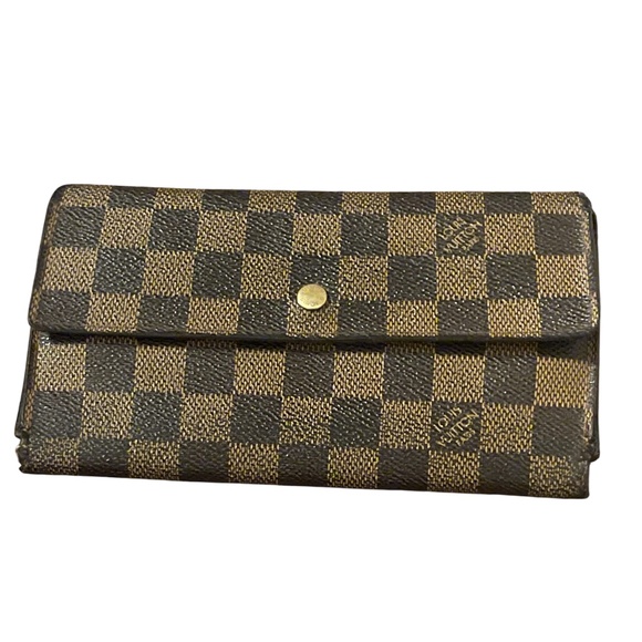 Authentic Louis Vuitton Damier Long Wallet - Picture 1 of 9